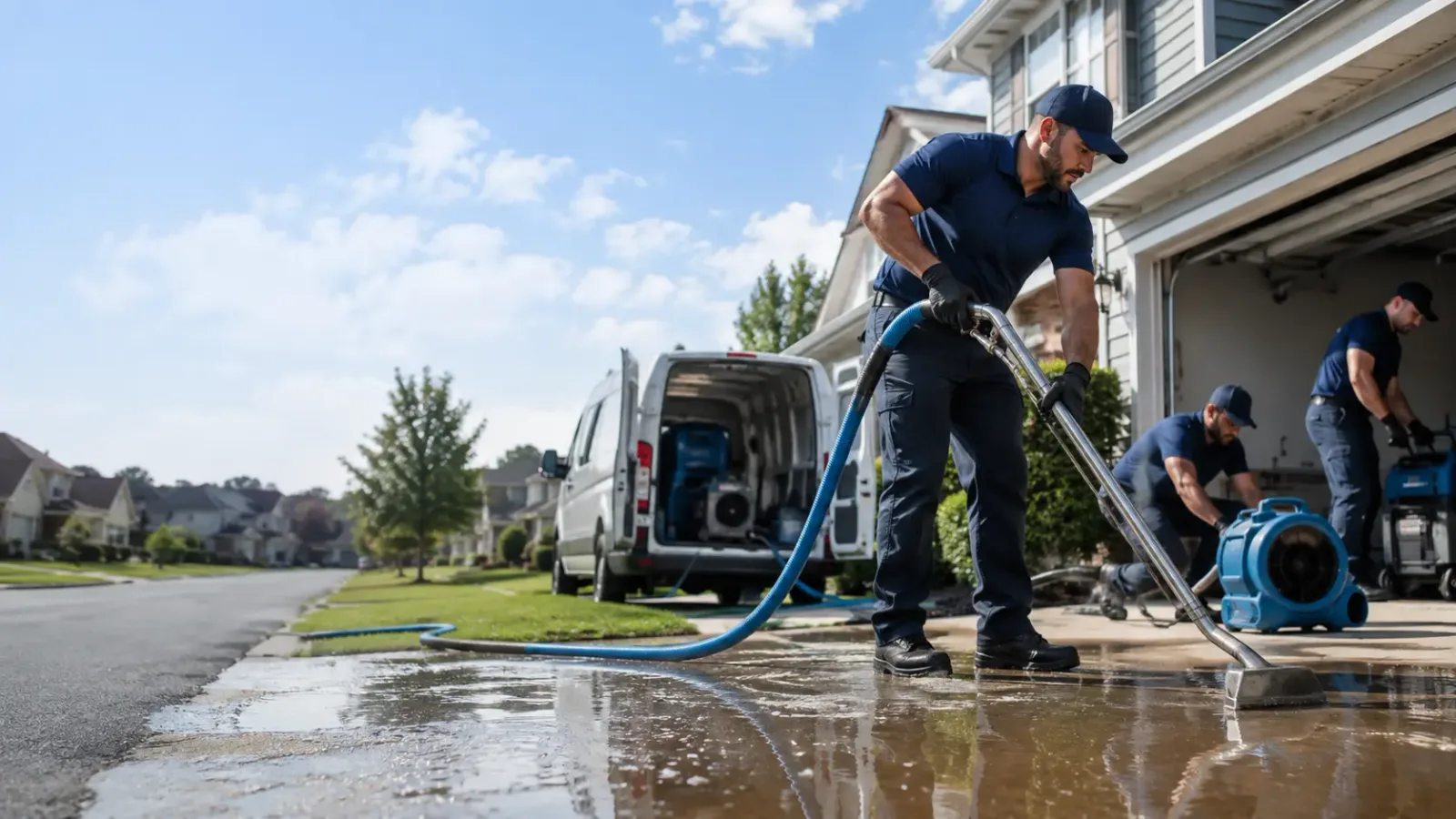 Flood Damage Restoration in Whipple, OH